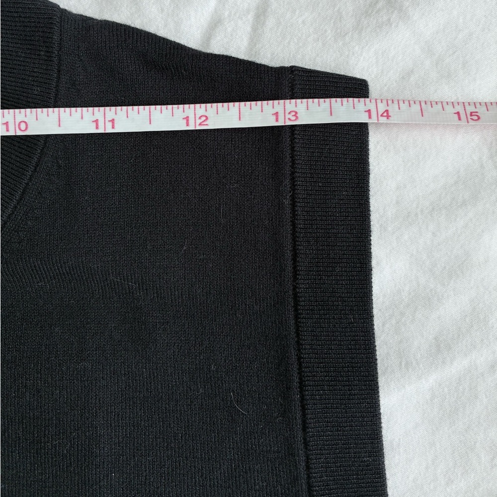 NWOT J.Crew Jackie Cotton-blend Knit Shell in Black, Size Large - Picture 4 of 8